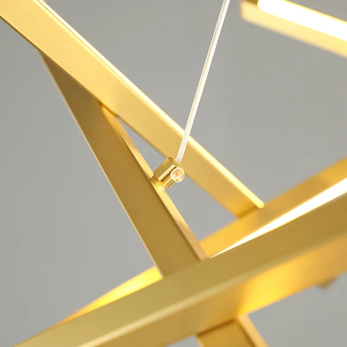 Lustre LED nordique adapté au salon