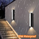 LED wall light for outdoor and garden lighting