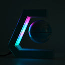 Magnetic Levitating Globe Frame with LED Light Cool Tech Decor Birthday Christmas Gift for Men Boys Boyfriend,Office Desk Gadget