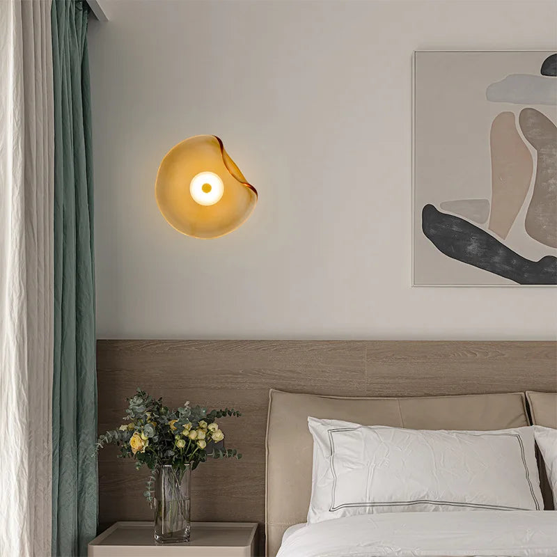 Minimalist Nordic design glass LED wall light - vue 3 sur 9