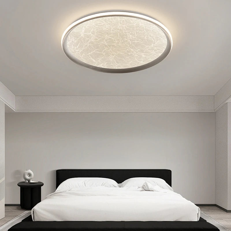 plafonnier led design rond moderne minimaliste pour intérieur élégant - vue 4 sur 9