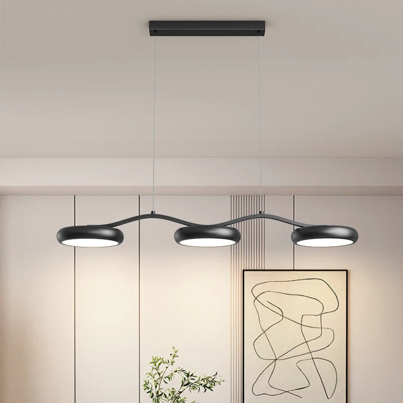 Lustre led pour bar décoration maison - vue 4 sur 8