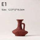 Hydroponics Nordic Style Simple Flower Pot, Ceramic White Vases, Table Accessories, Bathroom Aesthetic Room Decoration