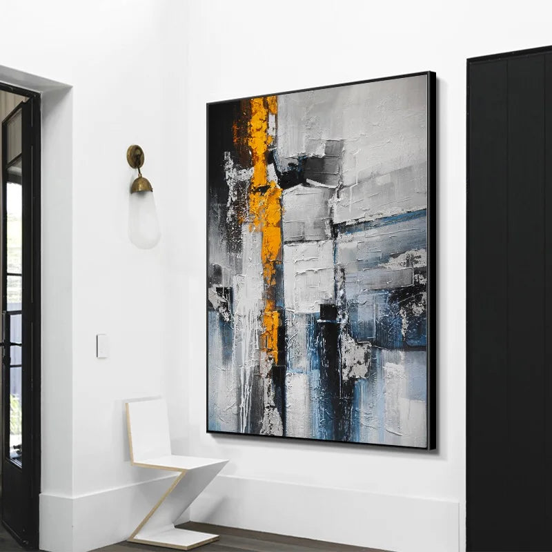 peinture à l'huile personnalisable abstraite pour décoration intérieure