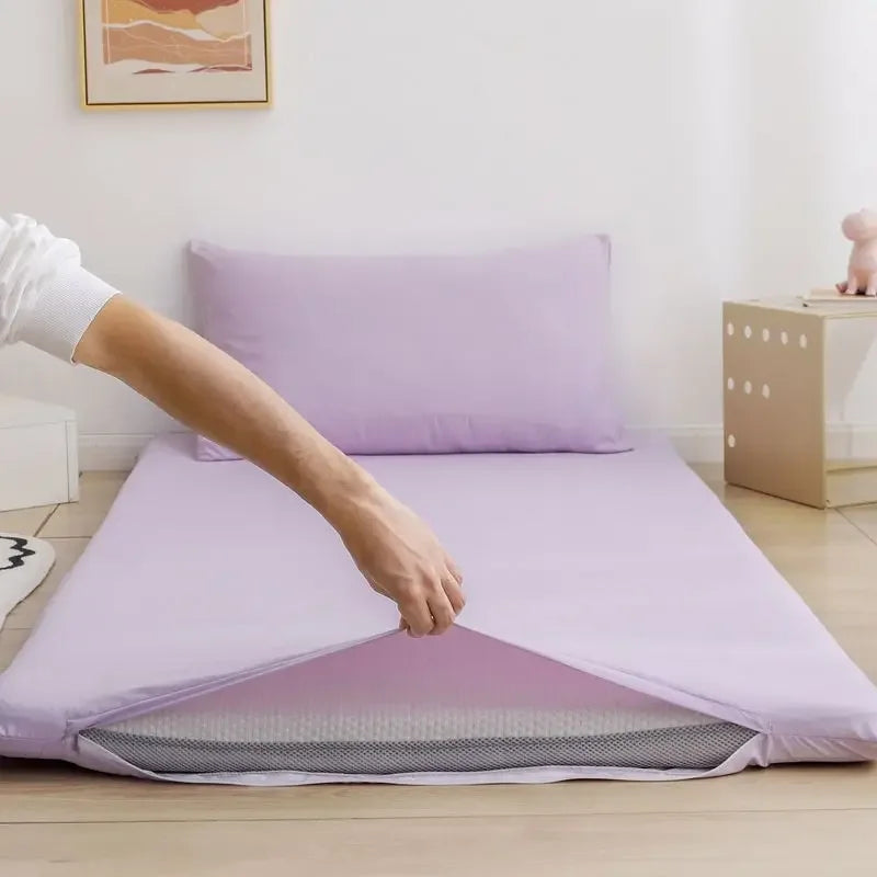 protège-matelas 360° fermé avec fermeture éclair pour lit étudiant