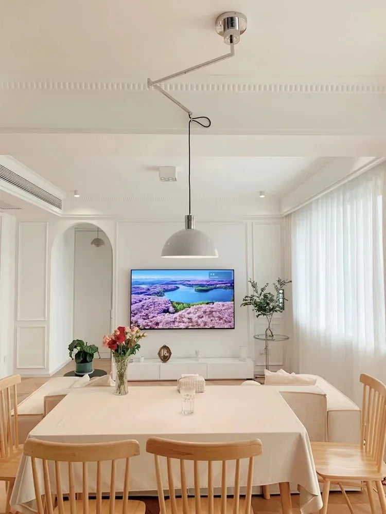 Nordic minimalist pendant light for elegant interior decor - vue 3 sur 10