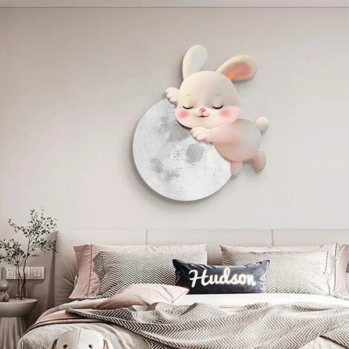 Applique murale led lapin dessin animé décoration moderne
