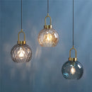 Modern minimalist glass LED chandeliers nordic design
