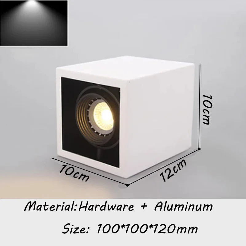 plafonnier led étanche à intensité variable pour extérieur et intérieur - vue 6 sur 9