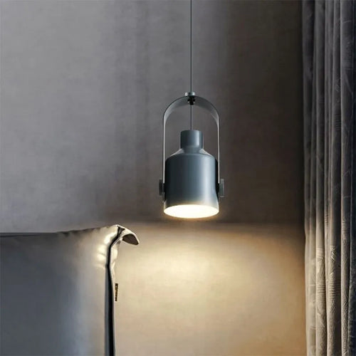 Nordique LED Suspension Lumière Macaron Fer Suspension Pour Chambre Salon Étude Chevet Salle À Manger Luminaire Lustre - vue 3 sur 12