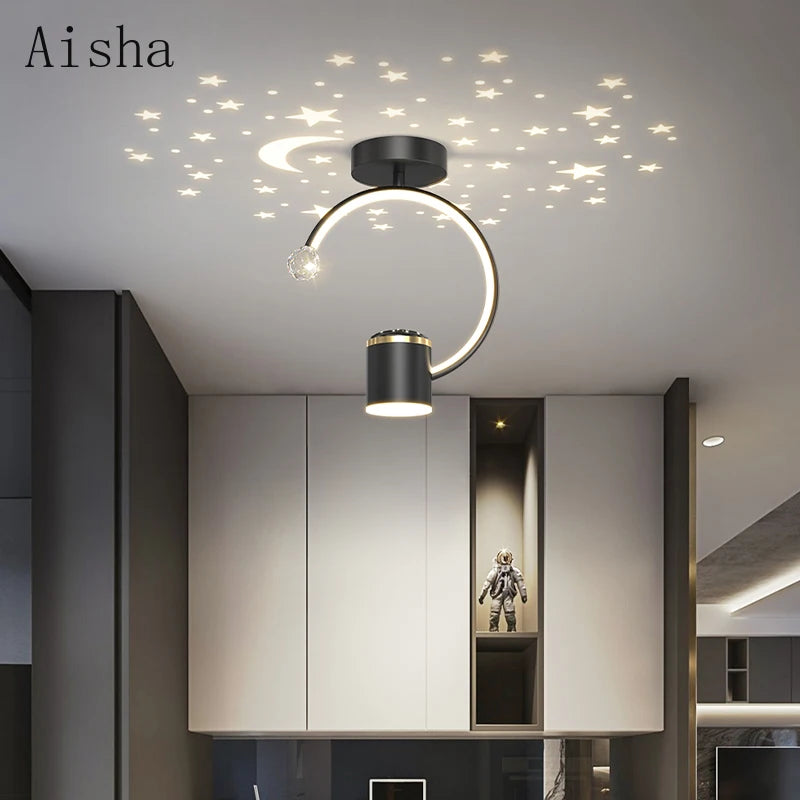 plafonnier créatif design moderne pour intérieur et extérieur - vue 5 sur 7