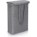 45L Slimline Laundry Hamper with Lid, Family Bathroom Life Clothes Pants Storage Dirty Clothes Basket Folding Laundry Basket