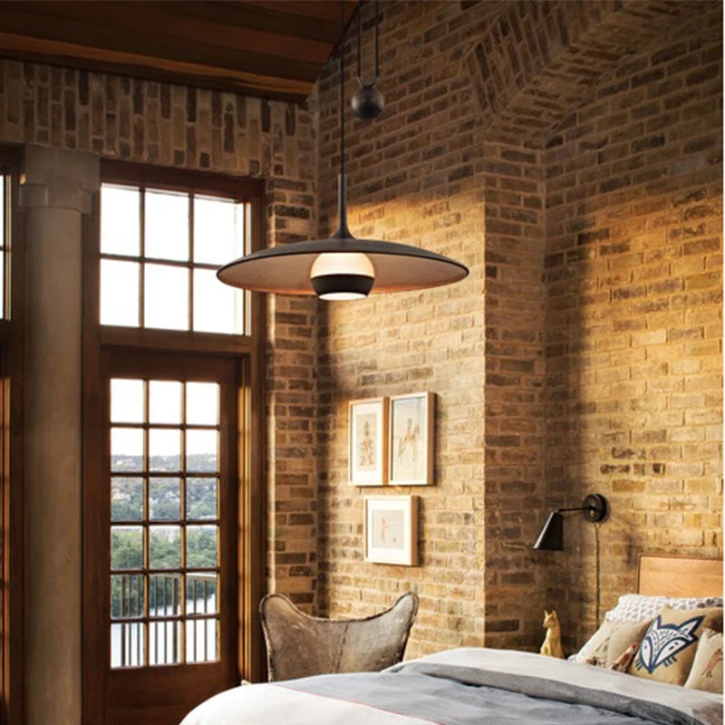 lustre minimaliste design ovni pour intérieur moderne créatif - vue 3 sur 7