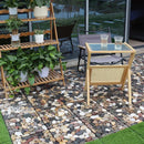 revêtement sol extérieur dalles pierre emboîtables imperméables décoratives