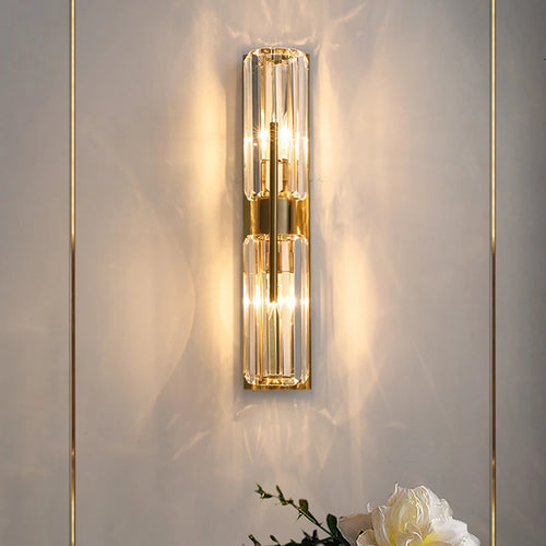 Nordic minimalist luxury glass wall light - vue 3 sur 11