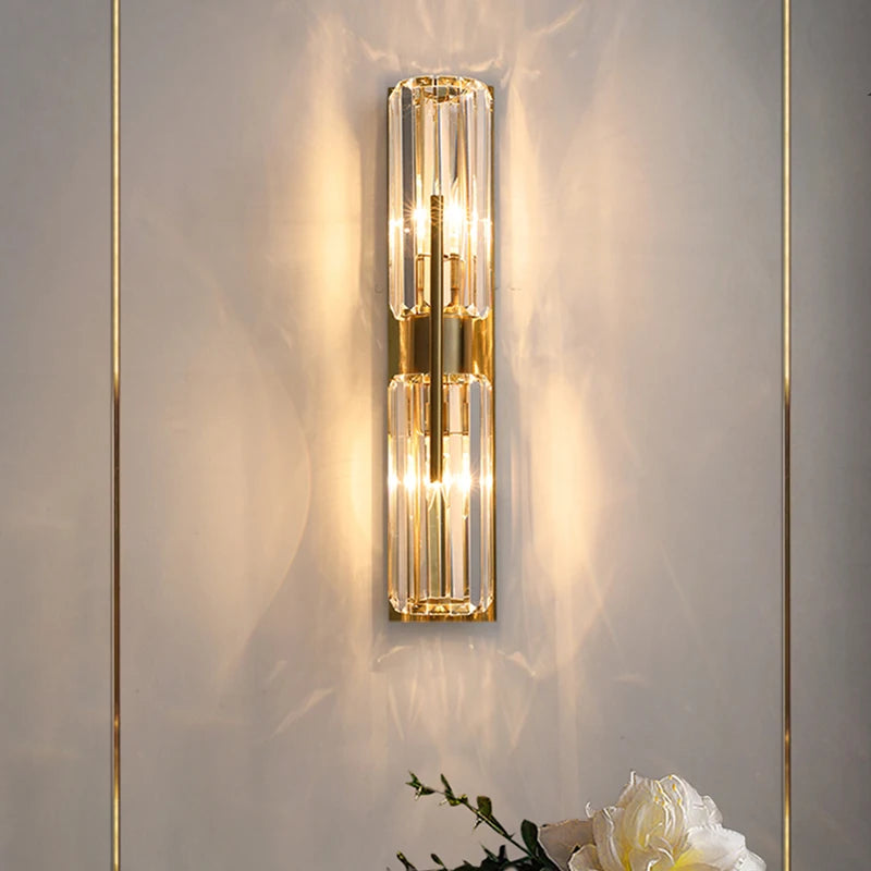 Nordic minimalist luxury glass wall light - vue 3 sur 11