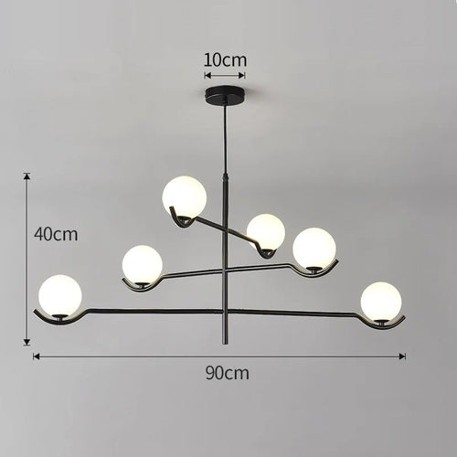 Lustre minimaliste pour salle à manger - vue 9 sur 8
