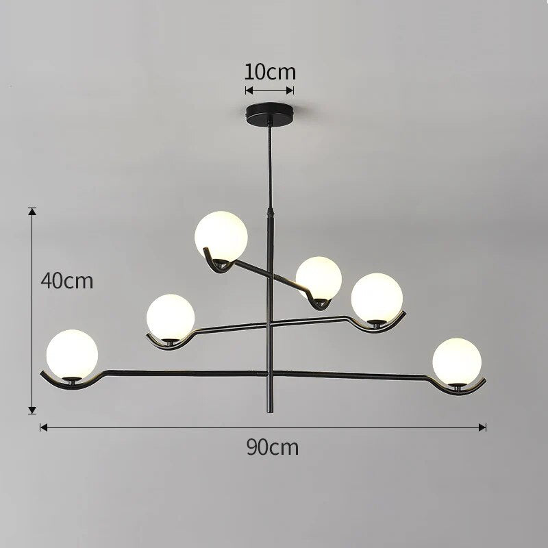 Lustre minimaliste pour salle à manger - vue 8 sur 8