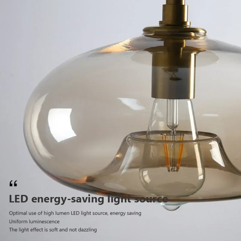 plafonnier led en verre design minimaliste moderne pour intérieur