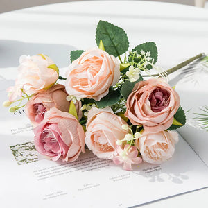 Artificial flowers for wedding decor and scrapbooking