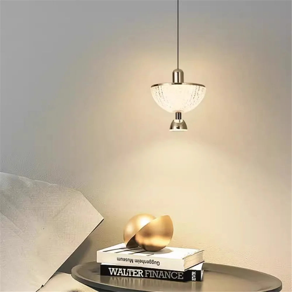 suspension créative en acrylique style nordique luxe décoratif - vue 4 sur 8