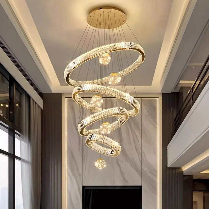 lustre moderne led pour éclairage intérieur suspendu - vue 6 sur 11