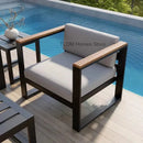 canapés de jardin en aluminium étanche mobilier extérieur combiné