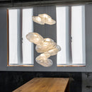 lustre en verre design nuage pour intérieur décoratif lumineux