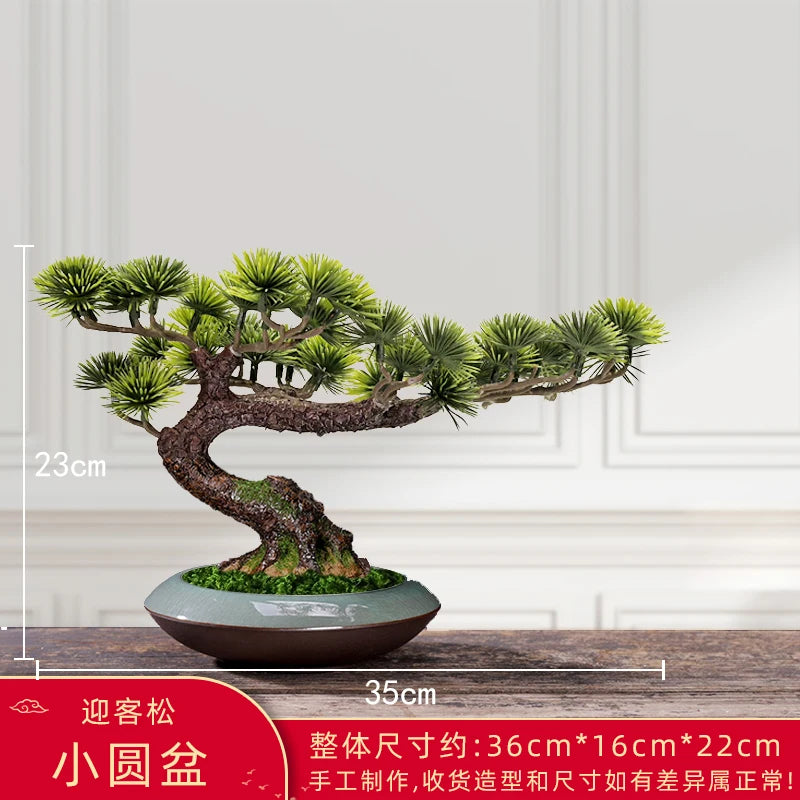 décoration intérieure faux arbre bonsaï style chinois pour un paysage apaisant - vue 11 sur 33