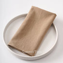Serviette de table coton lavé style vintage lot10