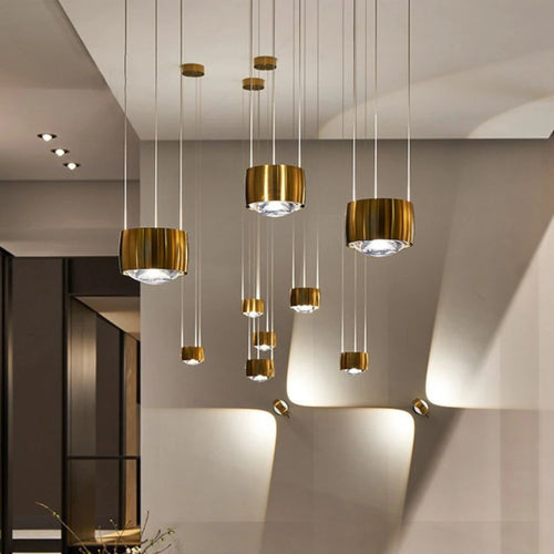 Minimalist design LED pendant light decorative metal indoor ceiling light - vue 2 sur 11