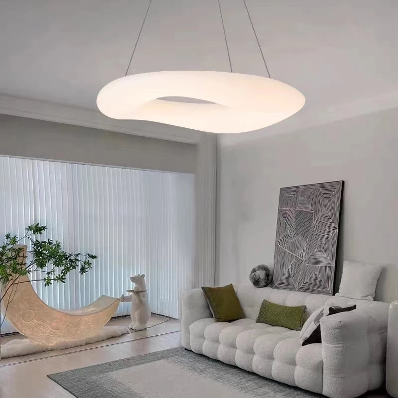 Lustre Led moderne lampes décoration de la maison PE Lustre chambre d'enfants plafonniers salon lampes suspendues intelligentes Fixtu - vue 6 sur 18
