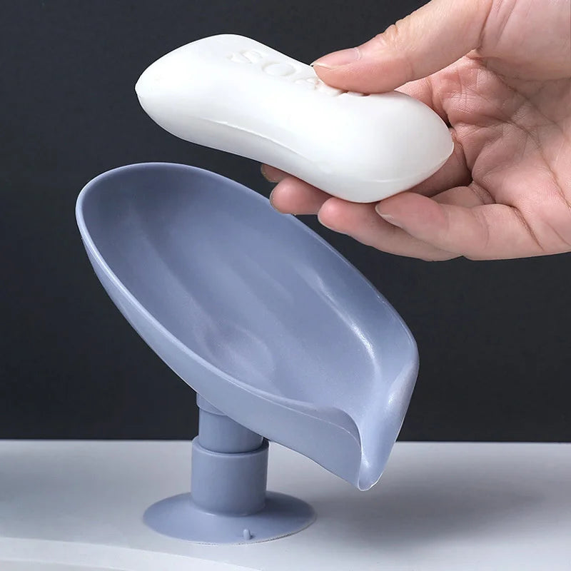 boîte à savon originale en forme de feuille pour la salle de bain - vue 7 sur 8