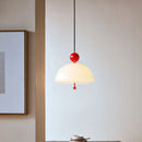 lampe led suspendue nordique en verre champignon luminaire esthétique