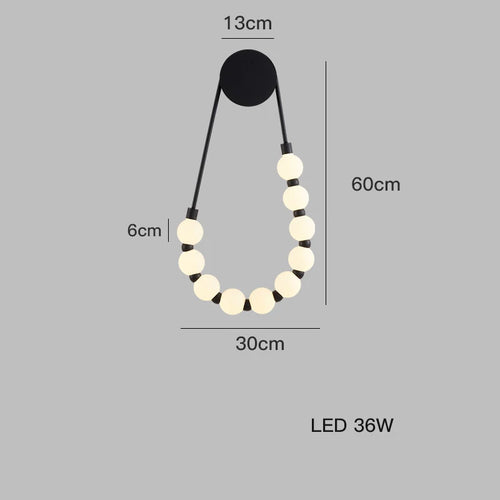 applique murale led maison fantaisie décoration murale moderne - vue 10 sur 11