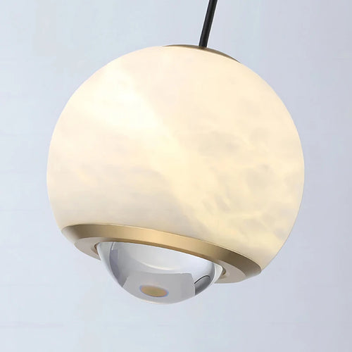 High end Nordic postmodern design bedside lamp, Spanish marble entrance balcony small pendant lamp, industrial style restaurant - vue 7 sur 7
