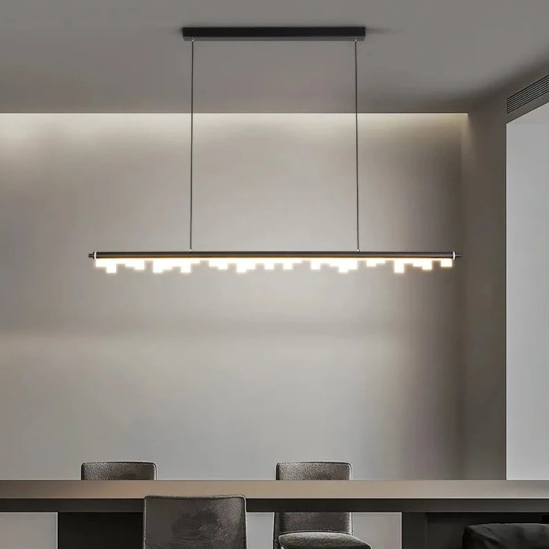 Suspension design longue à LED - vue 4 sur 12