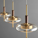suspension LED en verre design nordique moderne décorative