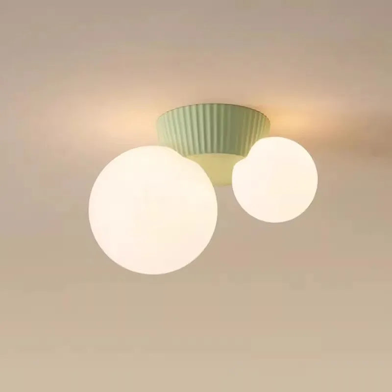 Plafonnier Moderne LED Crème Vent Simple Allée Lumière Porche Balcon Chambre Repas Chambre D'enfant Crème - vue 2 sur 9