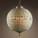 Suspension Lampe K9 Cristal Style Cour Médiévale