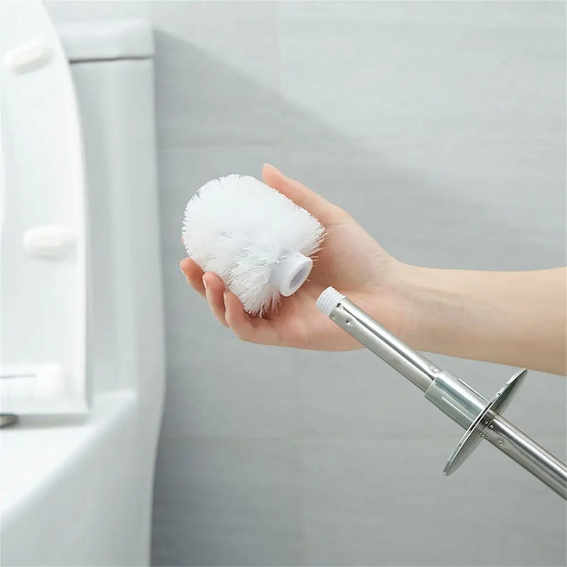 ensemble de brosse de toilette et support autonome pour salle de bain