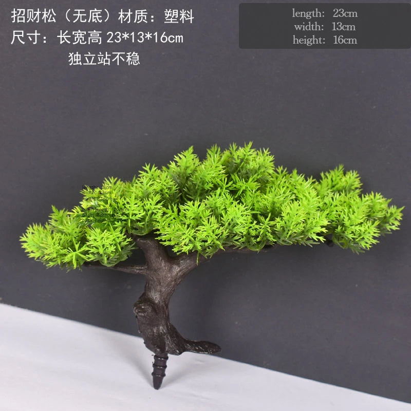 plante artificielle bonsaï en plastique pour décoration intérieure - vue 24 sur 41