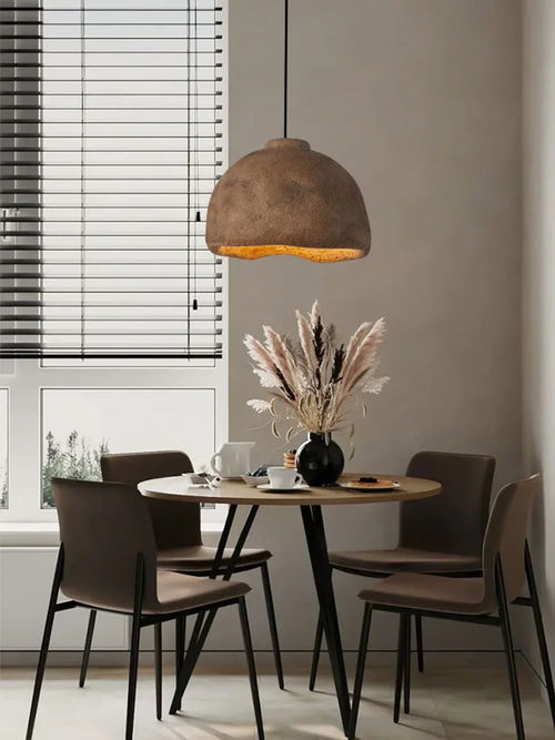 Lustre Wabi-sabi nordique simple moderne - vue 5 sur 16