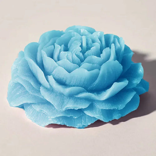 bougie parfumée fleur de pivoine en cire de soja décorative