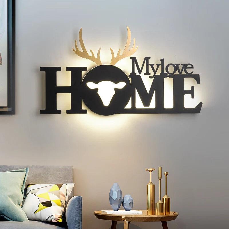 applique murale led lettre pour décoration intérieure enfants - vue 4 sur 12