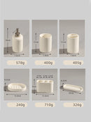 Wabi-Sabi-Electric Toothbrush Holder Set, Bathroom Toothbrush Cup, Vanity Desktop Storage Tray, Home Decoration