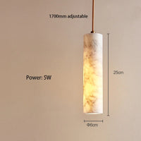 lustre wabi-sabi en marbre naturel pour hôtel design