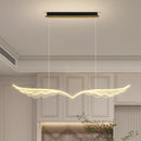 lustre nordique de luxe ailes artistiques éclairage intérieur