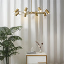 Modern adjustable nordic minimalist multi-head creative chandelier