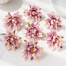 lot de 20 fleurs murales en soie pour décoration variée